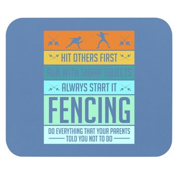 Discover Fencing Mouse Pad Sport Pun For Youth Mouse Pad