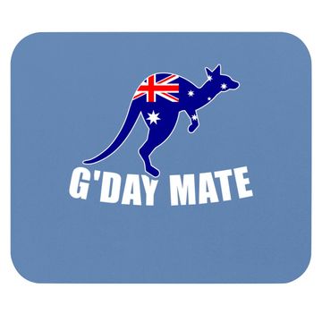 Discover Australia Flag Kangaroo Mouse Pad