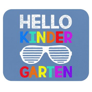 Discover Hello Kindergarten Back To School Teacher Student Mouse Pad