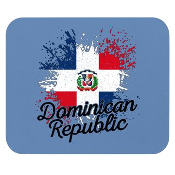 Discover Dominican Republic Patriotic Flag Premium Mouse Pad