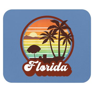 Discover Florida Souvenirs Florida Fl Vintage Retro 70s 80s Graphic Mouse Pad