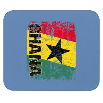 Discover Ghana Flag Vintage Mouse Pad