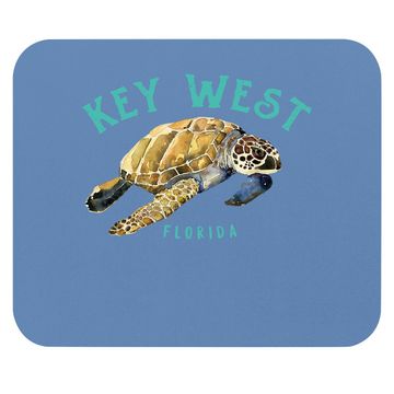 Discover Key West Florida Happy Sea Turtle Mouse Pad
