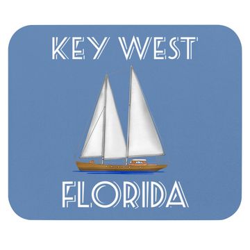 Discover Key West Florida Fl Nautical Sailboat Sailing Mouse Pad