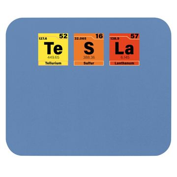 Discover Tesla Periodic Table Te S La Mouse Pad