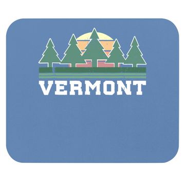 Discover Vermont Mouse Pad Retro Vintage Mouse Pad
