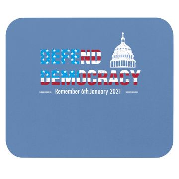 Discover Defend Us Democracy Us Capitol Stop The Coup Impeach Loser Mouse Pad