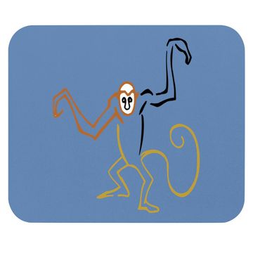 Discover Crazy Monkey Mouse Pad