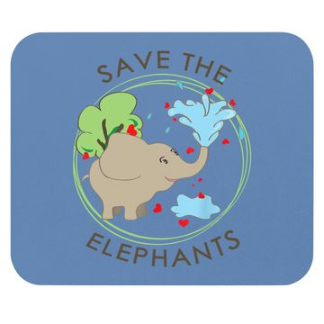 Discover Save The Elephants Mouse Pad