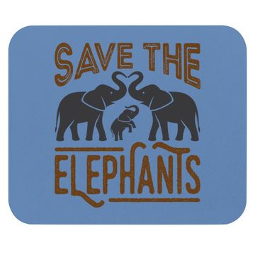 Discover Protect Wildlife Save The Elephants Mouse Pad