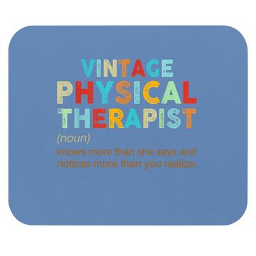 Discover Vintage Physical Therapist Mouse Pad