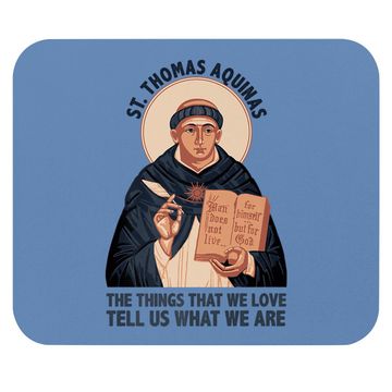 Discover St Thomas Aquinas Catholic Mouse Pad