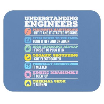 Discover Understanding Engineers Funny Engineering Mouse Pad