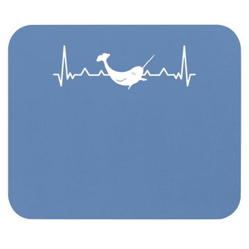 Discover Narwhal Heartbeat Mouse Pad