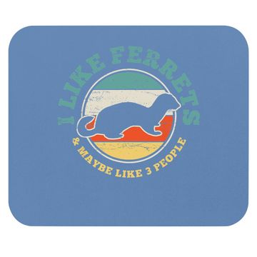 Discover Ferret Vintage Mouse Pad