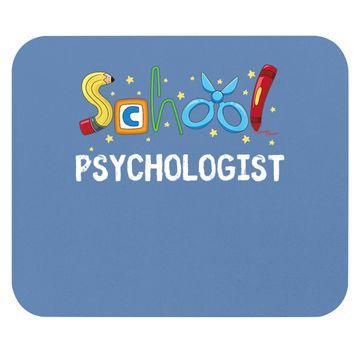 Discover School Psychologist Cute Gift Psych Therapist Appreciation Mouse Pad