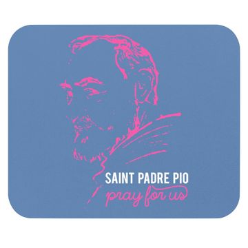Discover Religious Catholic St Padre Pio Of Pietrelcina Mouse Pad
