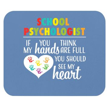 Discover School Psychologist Heart Mouse Pad