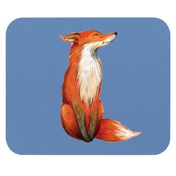 Discover Watercolor Fox Mouse Pad
