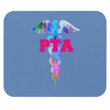 Discover Pta Physical Therapist Assistant Caduceus Mouse Pad