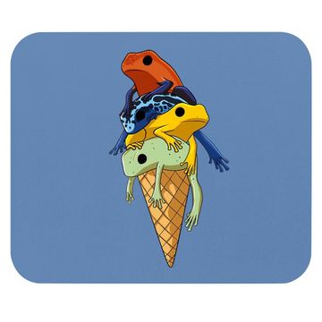 Discover Funny Poison Dart Frogs Ice Cream Premium Mouse Pad