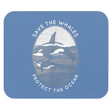 Discover Save The Whales: Protect The Ocean Orca Killer Whales Mouse Pad