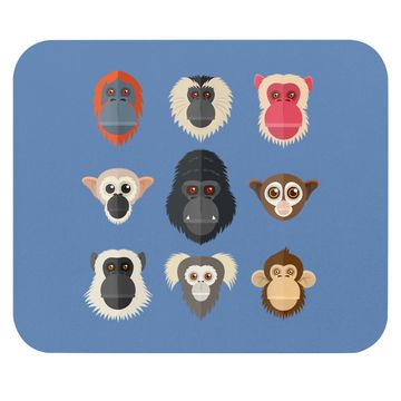 Discover Monkey Chimpanzee Gorilla Squirrel Monkey Mouse Pad