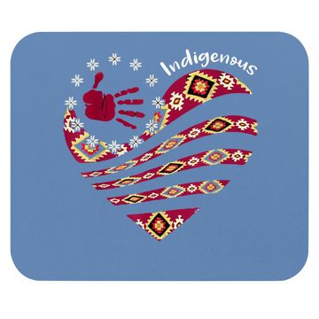 Discover Indigenous Woman Native American Strong Mouse Pad