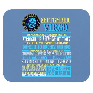 Discover Virgo Facts September Virgo Mouse Pad