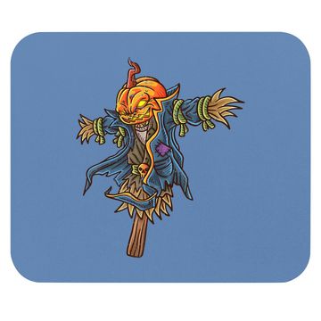 Discover Halloween Scarecrow Pumpkin Mouse Pad