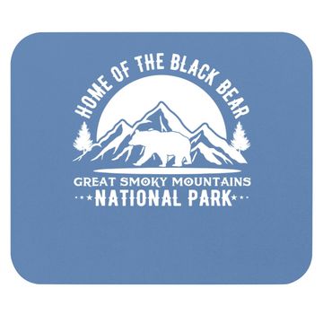 Discover Great Smoky Mountains National Park Us Black Bears Vintage Mouse Pad