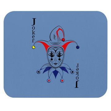 Discover Joker Playing Card Mouse Pad
