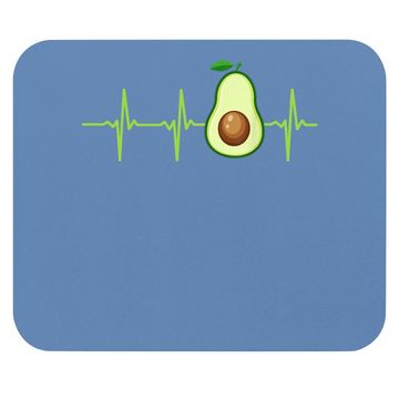 Discover Avocado Heartbeat Mouse Pad