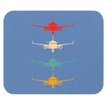 Discover Aviation Airplane Flying Airline Funny Vintage Pilot Mouse Pad