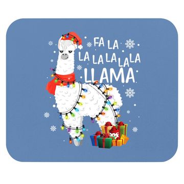Discover Fa La La Llama Funny Christmas Mouse Pad