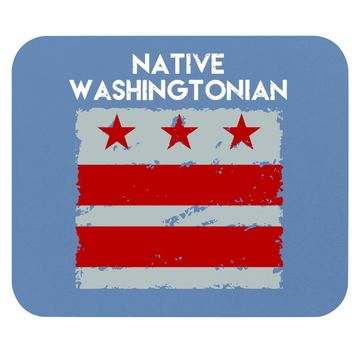Discover Vintage Hometown Washington D.c Mouse Pad