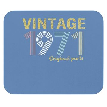 Discover 50th Birthday Vintage 1971 Mouse Pad