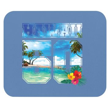Discover Hawaii 50th State Hawaii Hibiscus 50 Mouse Pad