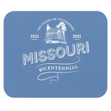 Discover Missouri Bicentennial 1821-2021 Celebrate 200th Anniversary Mouse Pad