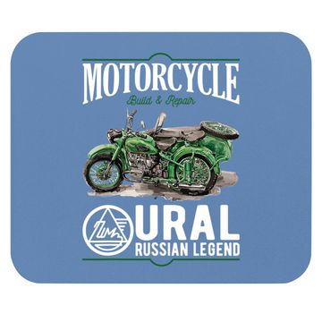 Discover Ural Motorcycle Offroad Motorcyclist Mouse Pad