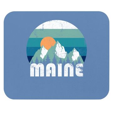 Discover Maine State Retro Vintage Mouse Pad