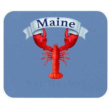 Discover Maine State Bar Harbor Lobster Mouse Pad