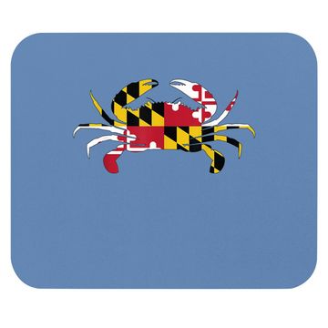 Discover Maryland Crab State Pride Flag Mouse Pad