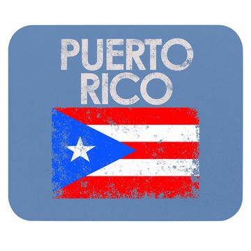 Discover Vintage Puerto Rico Rican Flag Mouse Pad