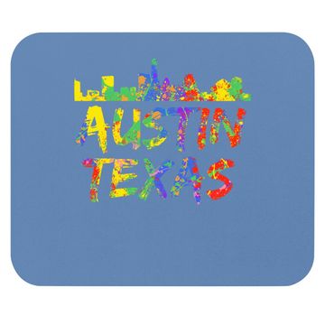Discover Austin Texas Skyline Mouse Pad