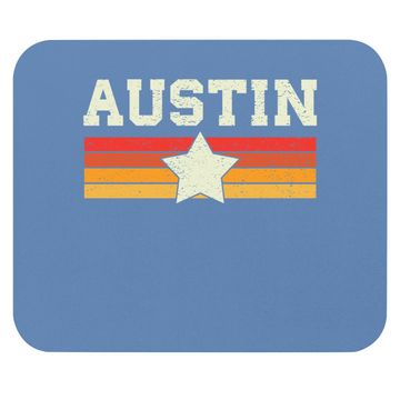 Discover Austin Texas Retro Vintage Mouse Pad