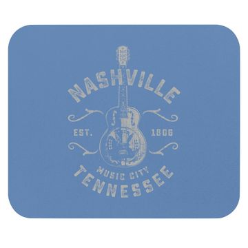 Discover Nashville Music City Usa Vintage Mouse Pad