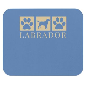 Discover Labrador Retriever Silhouette Dog Black Lab Mom Dad Mouse Pad