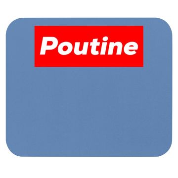 Discover Poutine Box Logo Mouse Pad
