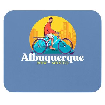 Discover Albuquerque New Mexico 80s Retro Mouse Pad